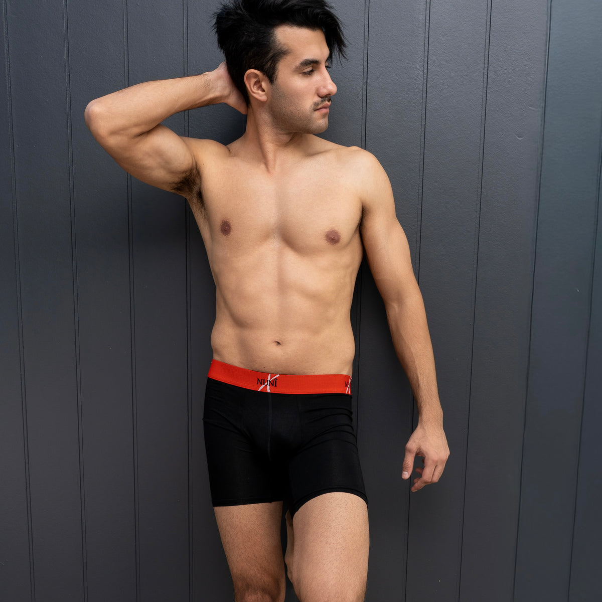 Man wearing The Ace Trunk NUNI X