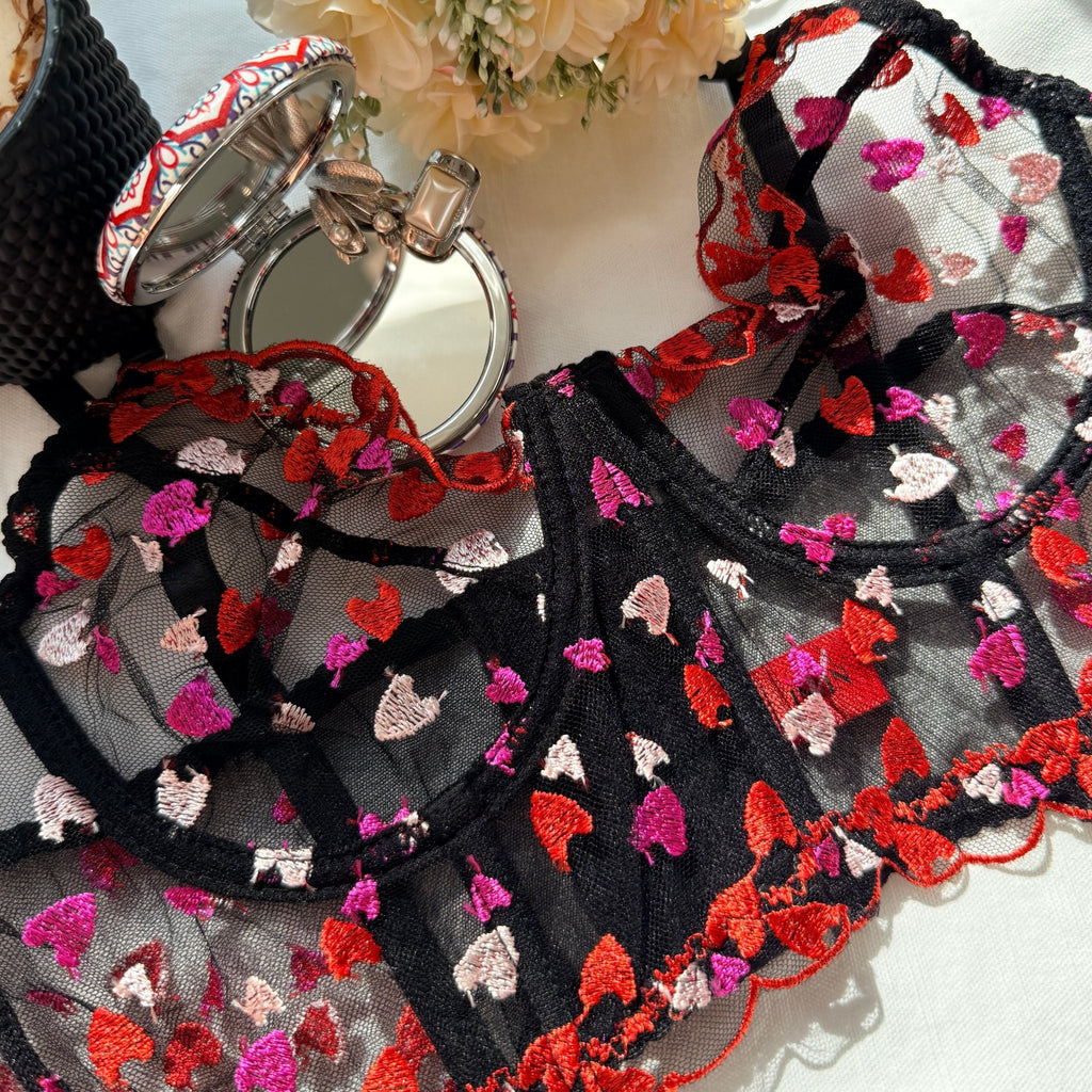 Heartbreaker Mesh Corset Bra - NUNI X