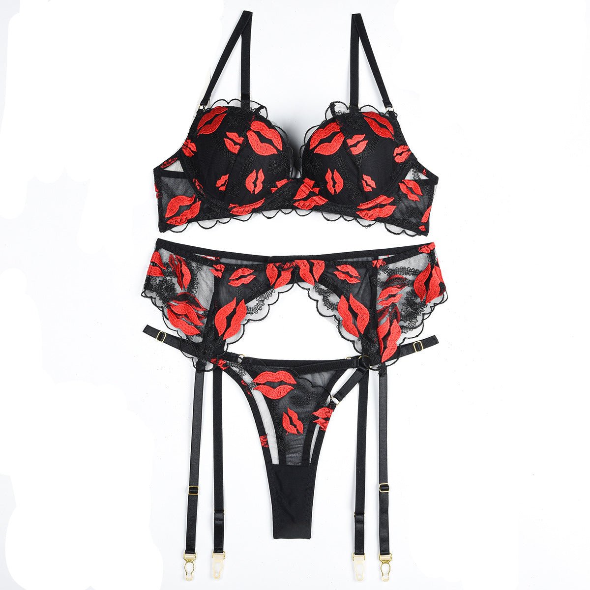 Hot Lips Mesh Suspender - NUNI X