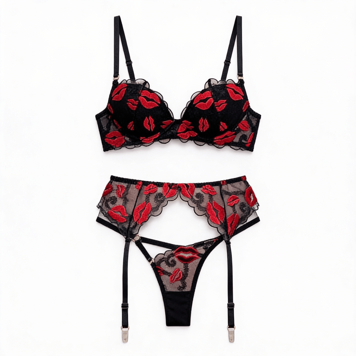 Hot Lips Mesh Suspender - NUNI X