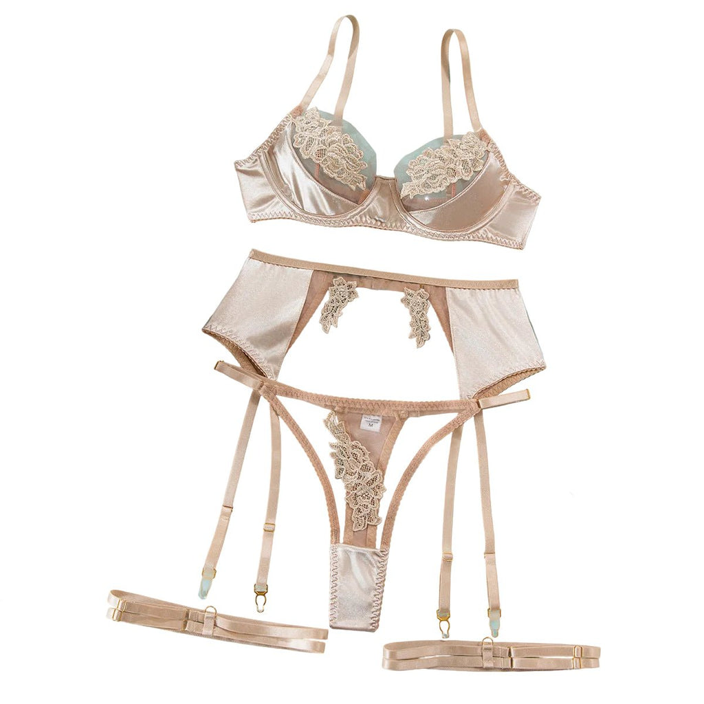 Nude Elegance Lace Bra - NUNI X