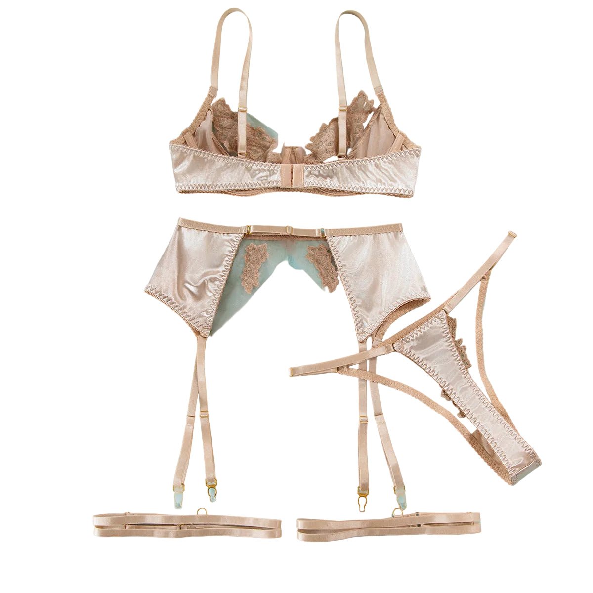 Nude Elegance Lace Bra - NUNI X