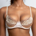 Nude Elegance Lace Bra - NUNI X