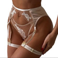 Nude Elegance Lace Suspender - NUNI X