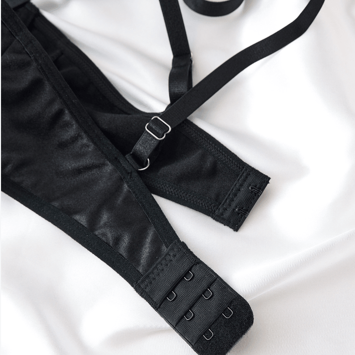The Fleur Black Bra - NUNI X