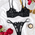 The Fleur Black G - String - NUNI X