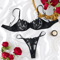 The Fleur Black G - String - NUNI X