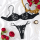 The Fleur Black Bra